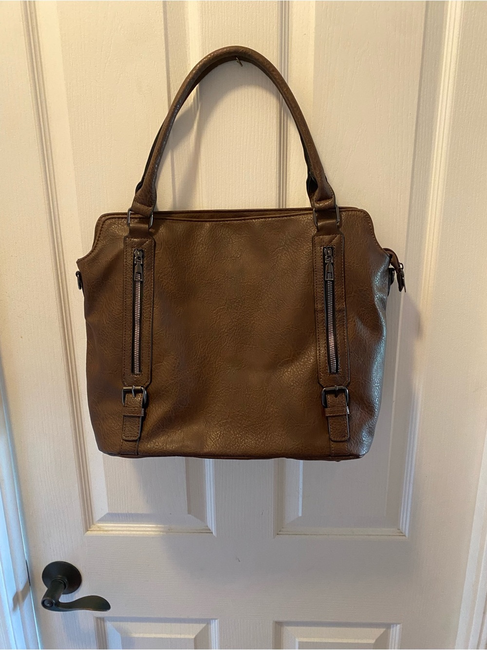 Classic Brown Women’s Tote Bag - Everyday Shoulder Handbag